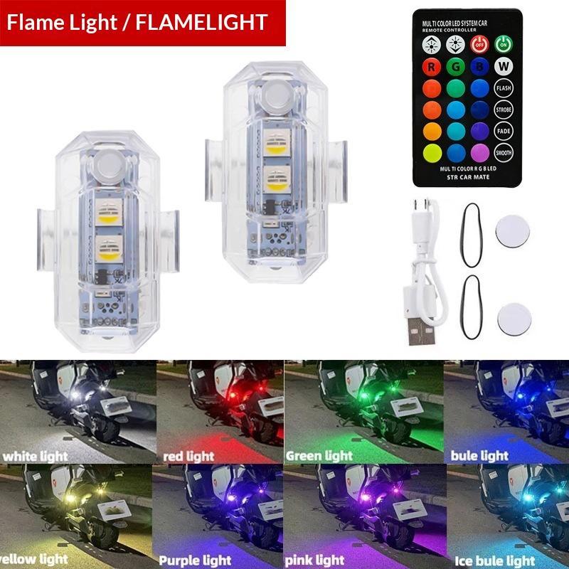 Motorcycle LED RGB Warning Lig - Drone Strobe Light 评论和价格