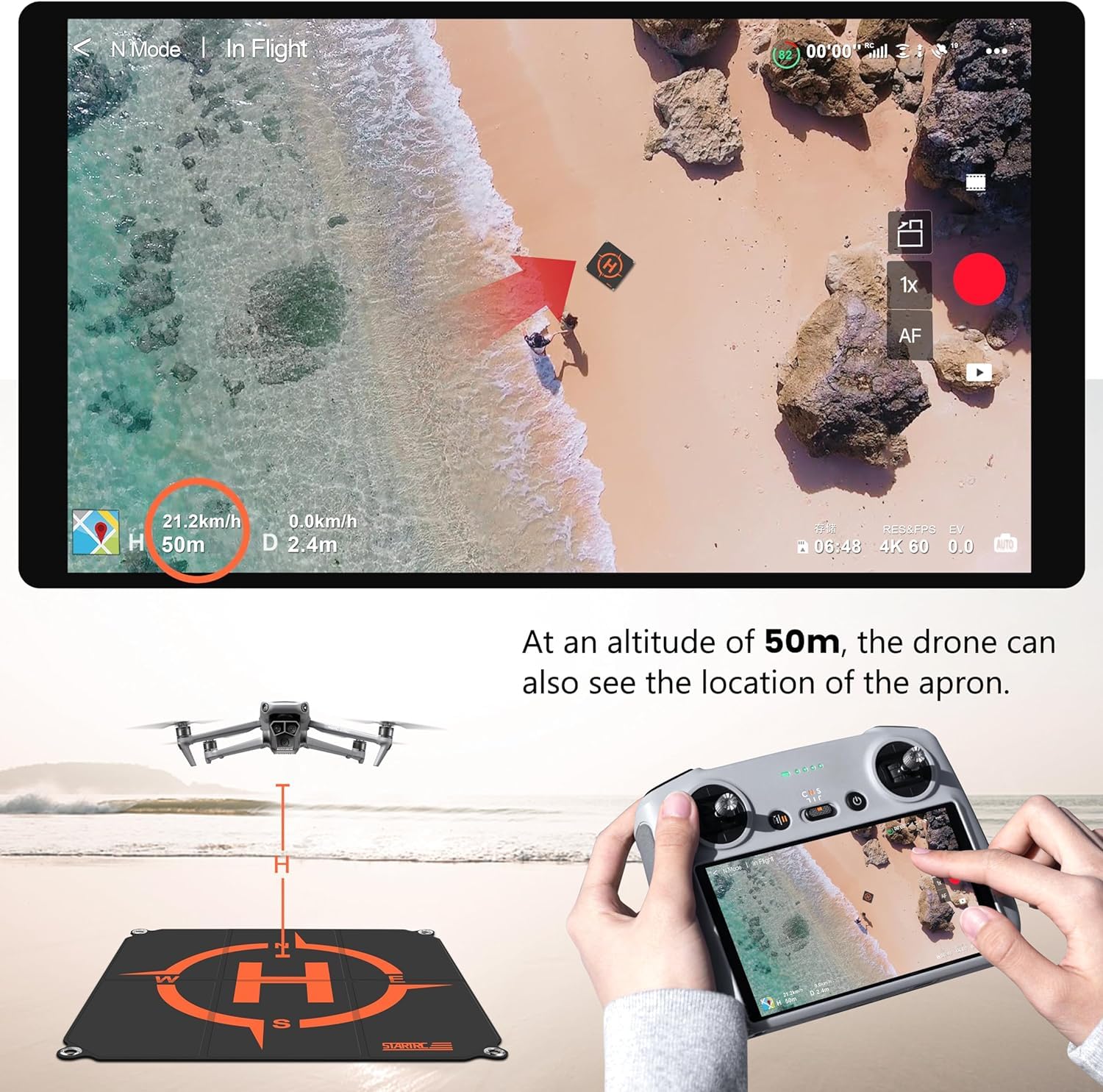 STARTRC Drone Landing Pad, Uni - Drone Landing Pad 评论和价格