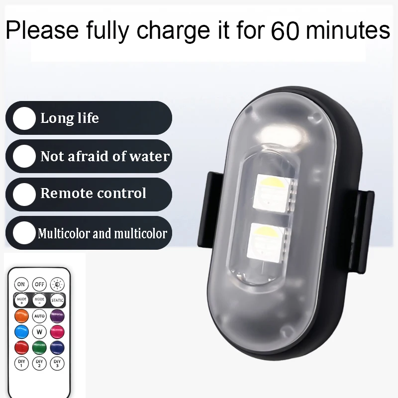 2/4/8Pcs Wireless Remote Contr - Drone Strobe Light 评论和价格