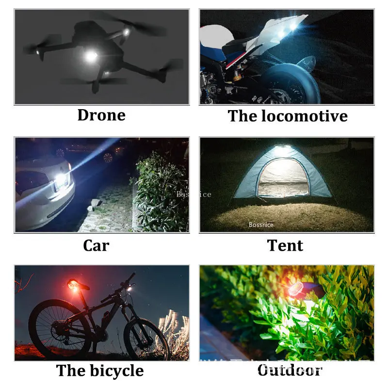 1/2Pcs Wireless LED Strobe Lig - Drone Strobe Light 评论和价格