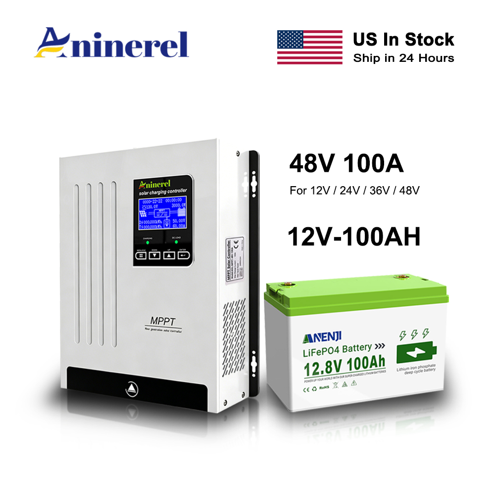 Aninerel 100A Solar Charge Con - Drone Solar Charger 评论和价格